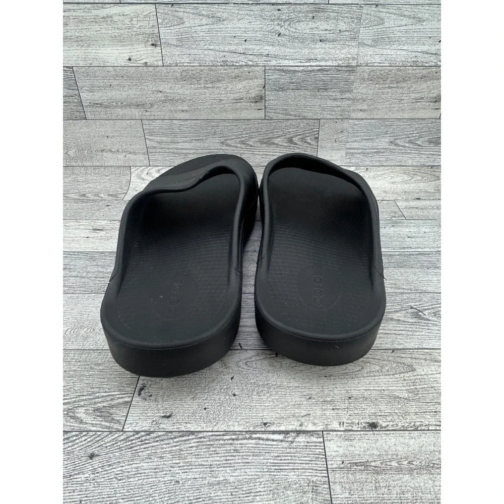 OOFOS OOahh Recovery Slides Black M10 W12 EU 43 Comfort Sandal